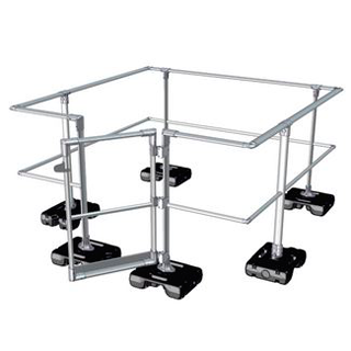 Çatı penceresi koruma korkulukları, 1500 × 1500 mm – SECURILISSE®
