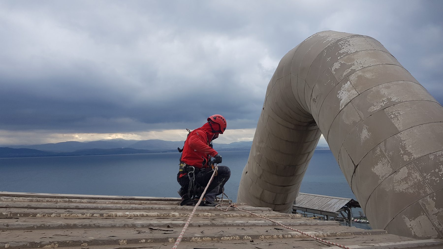 Industrial rope access at the Aslan Çimento / OYAK cement plant